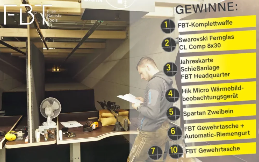FBT Headquarter Eröffnung | Eröffnungsschießen im Schießkeller