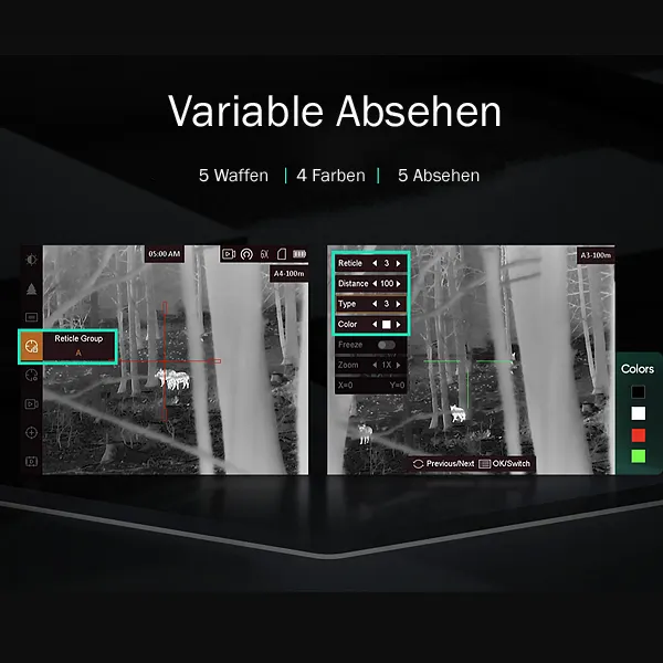 Hikmicro Variable Absehen | Wärmebild Zielfernrohr